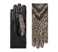 Isotoner Water Repellent Touchscreen Chevron Heritage Spandex Gloves Guanti, Leopardo - Smartdri, S-M Donna