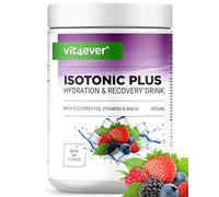 Isotonic Plus Drink - 1050 g Bevanda isotonica in polvere - con carboidrati, elettroliti, vitamine e maca - Formula idratante e rigenerante - vegana (Berry Mix)