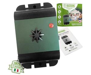 ISOTRONIC Deterrente per uccelli | Repellente a ultrasuoni | Dispositivi per scacciare uccelli, piccioni e gabbiani | Dissuasore alimentato a batteria per balcone, finestre e alberi (1)