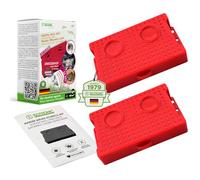 ISOTRONIC® Dissuasore per martore per auto, 2 pezzi, tradizione dal 1979, repellente per martore per soffitta, casa, giardino, magazzino, garage, auto, vano motore, repellente per topi con ultrasuoni