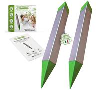 ISOTRONIC Repellente per talpe, arvicole e serpenti - Repellente per talpe a batteria con picchetto per il giardino - Area di copertura effettiva 1.250 m² (2 unità)
