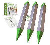 ISOTRONIC Repellente per talpe, arvicole e serpenti - Repellente per talpe a batteria con picchetto per il giardino - Area di copertura effettiva 1.250 m² (3 unità)