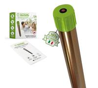 ISOTRONIC Repellente per talpe per allontanare talpe, arvicole e serpenti - Dispositivo a batteria con punta da terra per il giardino - Area di copertura effettiva 1.250 m² (1 unità)
