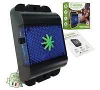 ISOTRONIC Repellente ultrasonico per topi e ratti - Repellente per parassiti con ultrasuoni e luce LED blu - Spaventa topi senza veleno e trappola per topi - 40 m² raggio d'azione (1 pezzo)