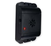 Isotronic, Repulsore a ultrasuoni per cani/gatti da esterno IPX5 18-32 kHz, Nero