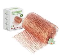 ISOTRONIC Rete in rame per protezione da lumache e topi - Griglia in rame da 6 m come protezione contro lumache e repellente per roditori, tessuto in rame per aiuole e per sigillare fori, nastro in