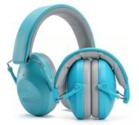 ISOtunes JUNIOR Defender - Paraorecchie per bambini, per concerti, fuochi d'artificio ed eventi sportivi, Bambini Blu, taglia unica