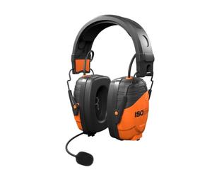 ISOtunes Paraorecchie Bluetooth LINK 2.0: protezione dell'udito wireless migliorata conforme a EN352 con durata della batteria di 50 ore e riduzione del rumore di 25 dB