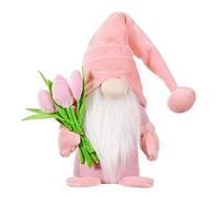 ISOYTERO Festa della mamma Plush Desktop Bambola senza volto Dwarf per San Valentino