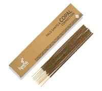 ISPALLA - Bastoncini di incenso PALO Santo Copal, 10 pezzi, fatti a mano in Perù, 100% naturali e vegani