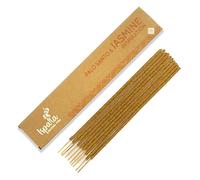 ISPALLA® Bastoncini di incenso Palo Santo, gelsomino, 10 pezzi, per ispirazione e creatività, fatti a mano in Perù, 100% naturali e vegani