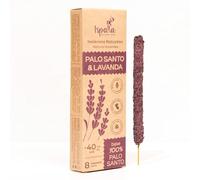 ISPALLA - Bastoncini di incenso Palo Santo, lavanda - 8 bastoncini spessi per calmare la mente e il relax, fatti a mano in Perù, 100% naturali e vegani