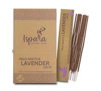 Ispalla Palo Santo e Lavanda (Calma & Rilassamento) - 1 Pacco con 10 Bastoncini | Incenso Naturale al 100% Ecologico, Pulisce le Energie, Calma la Mente