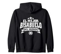 Ispanico bisnonno Festa del papà El Mejor Bisabuelo Felpa con Cappuccio