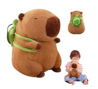 ISparbox Peluche Capibara Capybara Peluche Bambole avec des tortues Poupée en Peluche Capybara coton PP de haute qualité Sûr et durable douce et lisse parfait comme petit cadeau