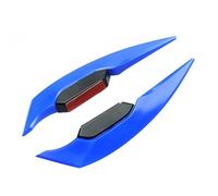iSpchen 2PCS Alette per carenatura per moto, Alette per moto Kit per ala aerodinamica Adesivi per ala di vento fissa Decorazione universale per la maggior parte degli scooter Moto elettriche