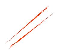 iSpchen 2Pcs Decalcomania In Vinile Per Auto,Adesivi Laterali Per Carrozzeria,Portiera Laterale Da Corsa Sportive Decalcomanie Decalcomanie Minigonne Laterali Auto Carrozzeria Decorazione Sticker