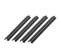 iSpchen Copricavi,Canalina Passacavi 4 Pezzi D-Line Micro Passacavi Canalina Copricavi Canalina Pavimento 180x16mm Modanatura Decorativa Semicerchio Condotto Cavo Per Auto Casa e Ufficio Pavimento