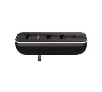 iSpchen Hub Docking Station,Hub Usb C Caricatore Rapido Usb Adattatore Per Vano Portaoggetti Per Auto Splitter Alimentato Splitter Di Estensione Compatibile Per Modello 3/Y