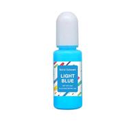 iSpchen Resina epossidica colori liquidi per gioielli fai da te, colorazione in resina AB per colore,10 ml: azzurro