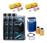 Ispezione Filtro Olio 3L Set Candele per BMW R 100/7 Cs RS S R100 1976-1984