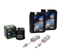 Ispezione Olio 2L per Kawasaki ER-6 N Lui F 2012-2017 Set Filtro Candele