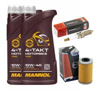 Ispezione Olio Filtro Set 2L Candela per KTM Duke 125 200 390 2011-2017