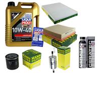 Ispezione Pacchetto 5L Liqui Moly 10W-40 Leichtlauf Per Opel Omega B 2.2 16V 2.0