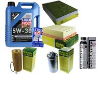 Ispezione Pacchetto 5L Liqui Moly 5W-30 Longtime High Tech Per Audi A4 Avant 1.9