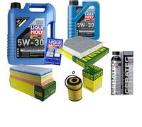 Ispezione Pacchetto 6L Liqui Moly 5W-30 Longtime High Tech Per Audi A4 Avant 2.0