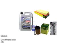 Ispezione Pacco 5L Liqui Moly 10W-40 Leichtlauf Per Peugeot 206+ 1.4 HDi Eco 70