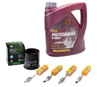 Ispezione per Honda CBR 600 F PC35 CBR600 1999-00 Set Olio 4L Filtro Candele
