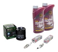 Ispezione per Kawasaki ER-6 N Lui F 2012-2017 Set Olio 2L Filtro Candele