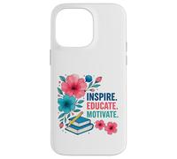 Ispira Educare Motivare gli insegnanti della scuola a scuola Custodia per iPhone 14 Pro Max