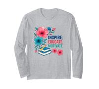 Ispira Educare Motivare gli insegnanti della scuola a scuola Maglia a Manica