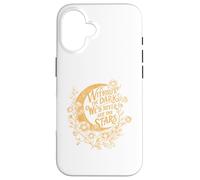 Ispirational Celestial Moon, Star Cite, Edgar Allan Poe Custodia per iPhone 16