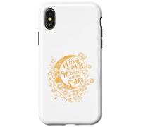 Ispirational Celestial Moon, Star Cite, Edgar Allan Poe Custodia per iPhone X/XS