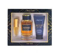Ispirato a La Nuit de l'Homme - set da 3 pezzi Prodigio 100ML+50ML+10ML Eau de Parfum da uomo Set da 3 pezzi con:- Prodigo Eau de Parfum 100 ml:Note di testa: Cardamomo, Pepe Rosa, AnanasNote di cuore