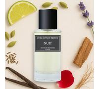Ispirato a Nuit de L'Homme - Collection Privée Nuit 50ml Eau de parfum da uomo - Nota di testa: Bergamotto, Cardamomo- Nota di cuore: Lavanda- Note di fondo: Cedro, Cumarina, Cumino, Vetiver- Il profu