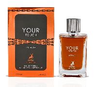 Ispirato da Stronger With You Intensely - Your Touch Intense 100ML Eau de parfum per uomo Note di testa: Violetta, pepe rosa, gineproNote di cuore: Caramello, salvia, lavanda, cannellaNote di fondo: P