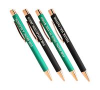 Ispiratori - 4 Confezioni Di, Set Di, Scrittura Borse, Regalo Di Apprezzamento Pastore, Penna Religiosa Pastore Per La Casa