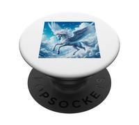 Ispirazione della mitologia greca del cavallo alato di Pegaso PopSockets PopGrip Adesivo