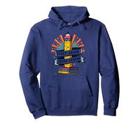 Ispirazione in Classe Leader della Squadra degli Insegnanti di Prima elementare Felpa con Cappuccio, Unisex per Adulti, Navy, L