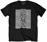 ISPIRIT Unisex T-Shirt Unknown Pleasures Mens Casual Black XL