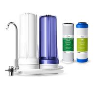 iSpring CKC2 Sistema di Filtrazione Acqua da Banco 2 Stadi