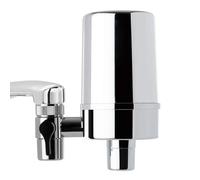 iSpring DF2-CHR Filtro Acqua del Rubinetto per Lavello della Cucina, del Bagno o del Camper, 500 Galloni di Lunga Durata, Finitura Cromata