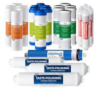iSpring F28K75 F28K75-Set Ricambio per 3 Anni per sistemi di filtrazione dell'Acqua RO a osmosi inversa a 6 stadi con Filtro Minerale alcalino, Bianco, Assortimento di 28 pezzi