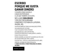 Isra Bravo Escribo Porque Me Gusta Ganar Dinero (Tascabile)