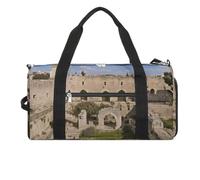 Israel at the Tower of David - Borsa da palestra per uomo e donna, impermeabile, da viaggio, leggera, per viaggi, sport, colore bianco, taglia unica