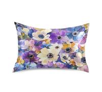Israel Cyclamen Persicum Beauty Summer Flowers Satin Pillow Cases - Federa per cuscino da donna, queen size, con chiusura a busta, per la casa, 50 x 76 cm